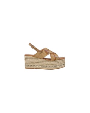 Sandalias de Plataforma de Polietileno Beige Alviero Martini Prima Classe