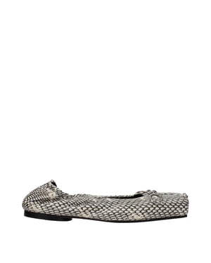 Bailarinas de Cuero Beige Jacquemus
