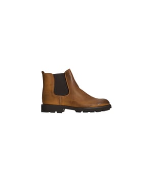 Bota de Hombre de Piel de Ternera Marrón de Lujo Roberto Pepe