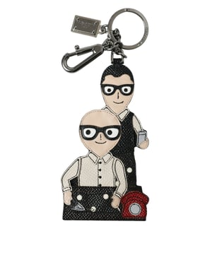 Llave de cuero Dominico Stefano de Dolce & Gabbana con logo #DGFAMILY