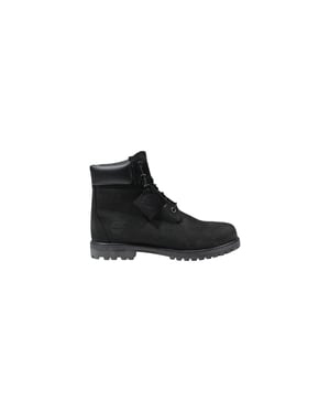 Botas negras de cuero con cordones Timberland