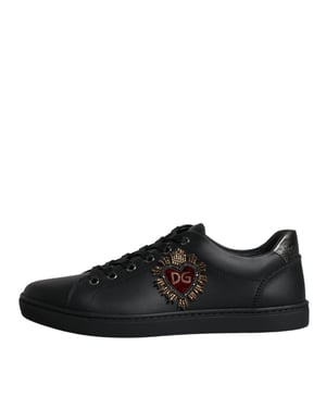 Zapatillas de Hombre Dolce & Gabbana Black London Sacred Heart