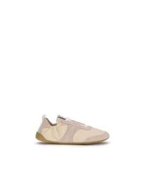 Zapatillas Deportivas de Nílon Beige Chloé