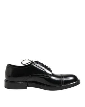 Zapatos Formales para Hombre Dolce & Gabbana de Cuero Negro con Cordones