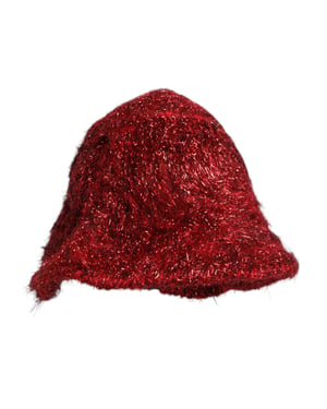 Sombrero de Cubo de Visón Rojo con Franjas de Dolce & Gabbana