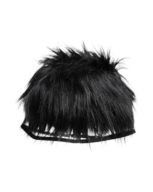 Sombrero de cubo de piel sintética negra de Dolce & Gabbana