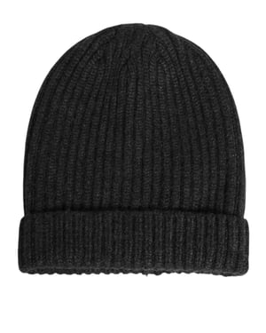Gorro de Cachemira Negro Tejido Dolce & Gabbana para Hombre