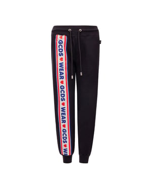 Joggers de Algodón Negros GCDS (Pantalones de Entrenamiento)