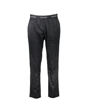 Pantalón de chándal para hombre en poliéster negro de Calvin Klein