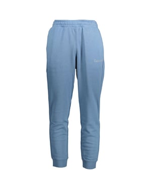 Pantalón de chándal azul de algodón para hombre Calvin Klein