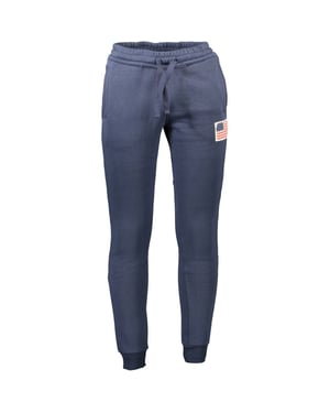 U.S. POLO ASSN. Pantalones de chándal de algodón azul para hombre