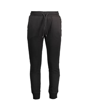 Pantalón de chándal negro de algodón para hombre Napapijri