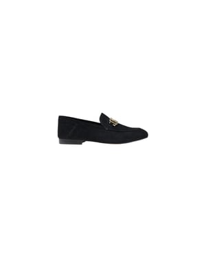 Guess Zapatillas de Plataforma de Cuero Negro