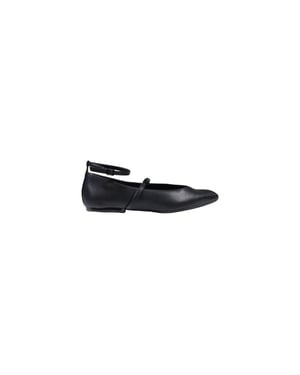 Zapatos de tacón de plataforma de poliéster negros de Armani Exchange