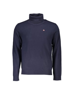 Suéter para hombres Napapijri Blue Tessuto