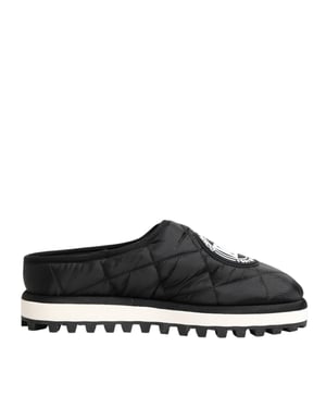Zapatos deportivos sin cordones de nylon negro Dolce & Gabbana