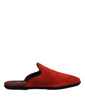Zapatillas Planas de Ante Naranja Dolce & Gabbana