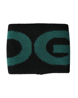 Pulsera Dolce & Gabbana Negra Verde de Lana con Logo #DGMILLENNIALS