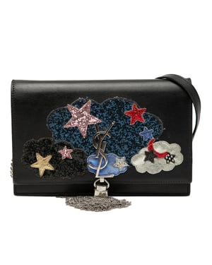 Monedero con cadena Kate de monograma clásico de piel de ternero Cloud Star Aplique de segunda mano