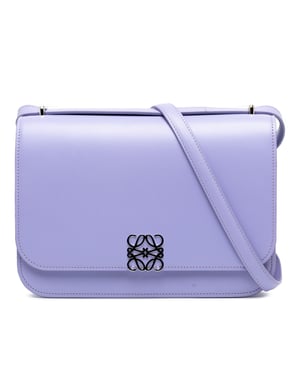 Bolso de hombro Goya de cuero mediano de segunda mano