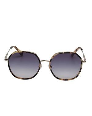 Gafas de sol metálicas hexagonales para mujer con montura de acetato LO163S