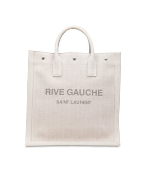 Bolso Tote Rive Gauche Norte-Sur de Lona de Segunda Mano