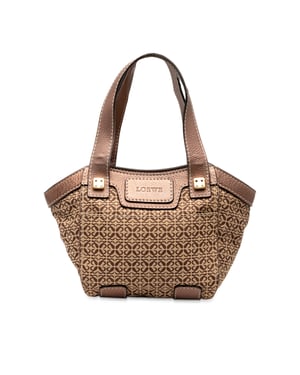 Bolso Tote de Lona Anagram de Segunda Mano