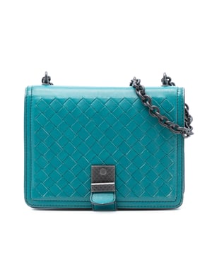 Bolso de Hombro Runway Mini Nappa Intrecciato de Segunda Mano