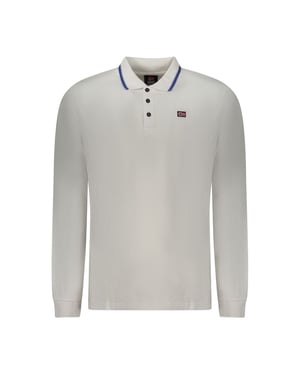 Polo de Algodón Blanco Noruega 1963 para Hombre