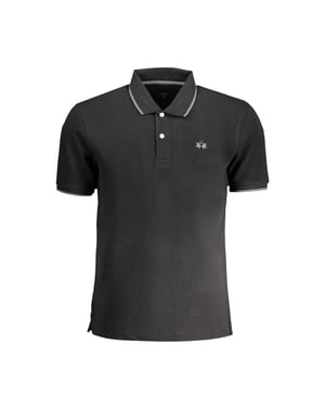 Camisa Polo de Hombre de Algodón Negra La Martina