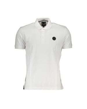 Polo de Hombre Bianco de Algodón Gianmarco Venturi