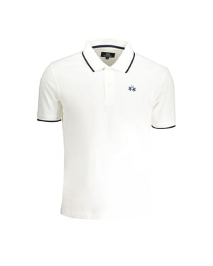 Camisa Polo de Hombre de Algodón Blanco La Martina