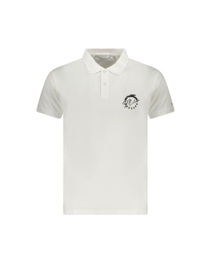Polo de Algodón Blanco para Hombre Trussardi