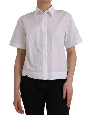 Camisa de Algodón de Manga Corta
