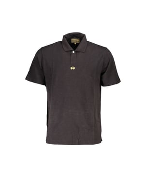 Camisa Polo de Algodón Negra para Hombre La Martina