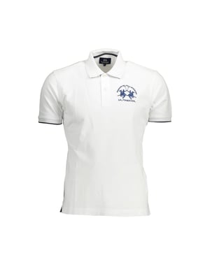 Camisa Polo de Algodón Blanca para Hombre La Martina