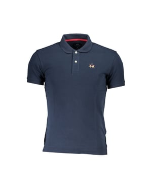 Camisa Polo de Hombre de Algodón Azul La Martina
