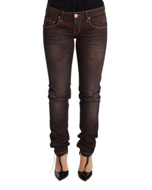 Jeans Slim Fit Marrones Acht