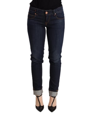 Jeans Ajustados Acht Lavado Oscuro