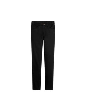 Jeans ajustados de algodón negro Celine
