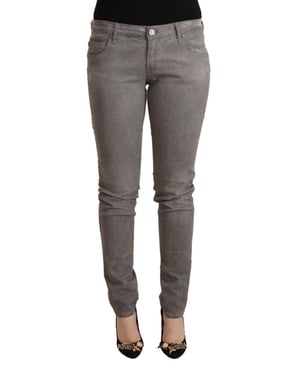Jeans ajustados grises