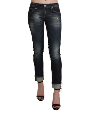 Jeans Ajustados Acht con Detalles Desgastados