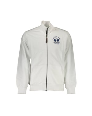 Sudadera de Hombre de Algodón Blanco La Martina