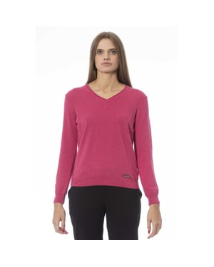 Suéter de Cashmere Fucsia para Mujeres Baldinini Trend