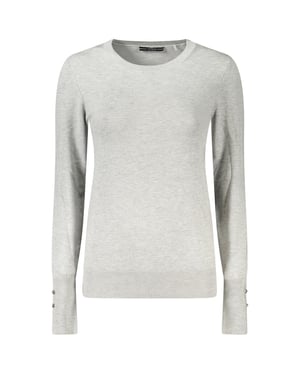 Suéter de viscosa gris Guess Jeans para mujer