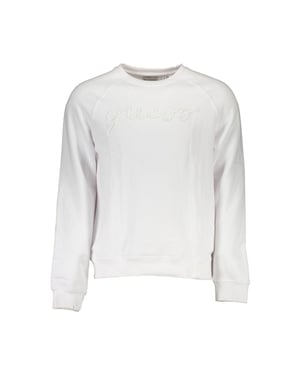 Sudadera de algodón blanca para hombre Guess Jeans