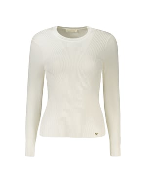 Suéter de Viscosa Blanca para Mujer Guess Jeans