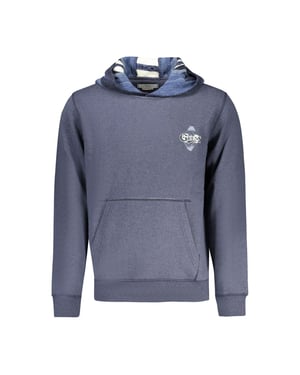 Sudadera de Hombre de Algodón Azul Guess Jeans