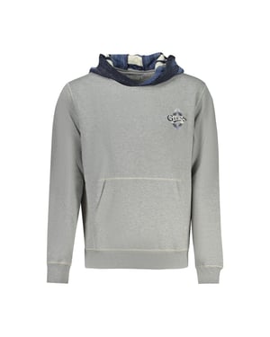 Sudadera de Algodón Gris para Hombre Guess Jeans