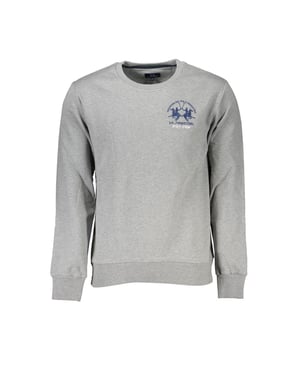 Sudadera de hombre de algodón Grigio La Martina